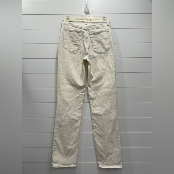 Abercrombie & Fitch white Straight Leg Jeans - Picture 3 of 3